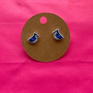 Blue Jays Stud Earrings